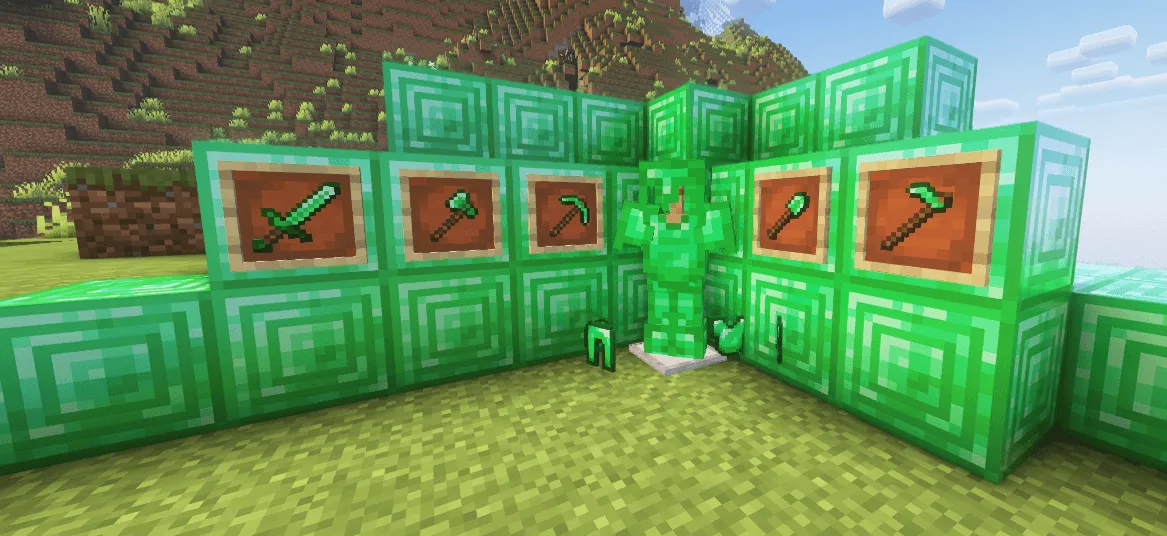 Not Enough Emeralds — скриншот 4 (Моды, Minecraft)