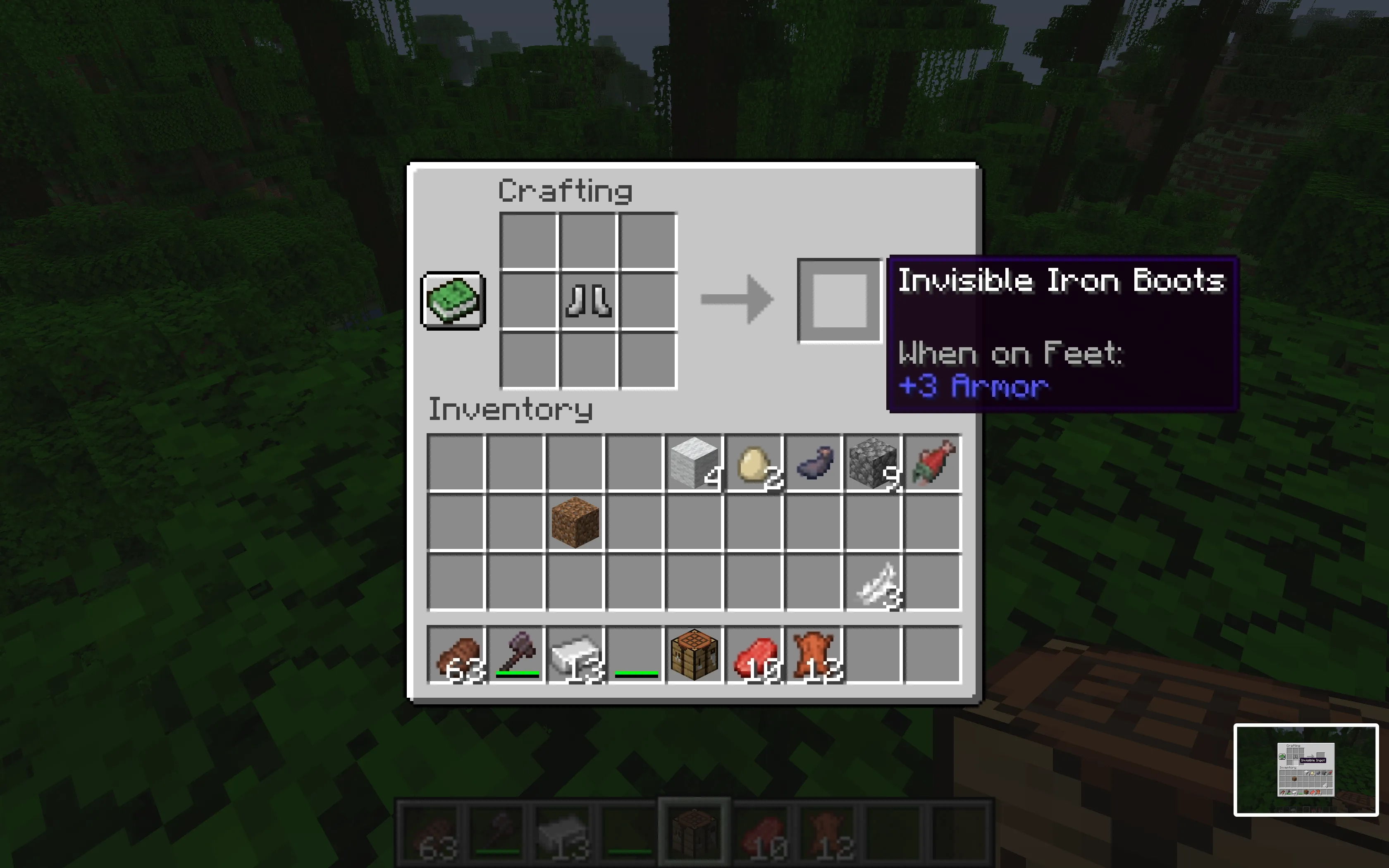 InvisArmor — скриншот 3 (Моды, Minecraft)