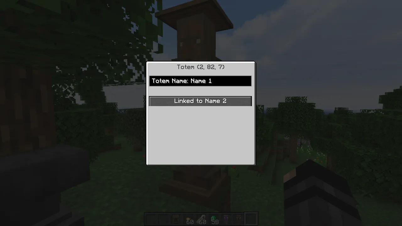 Totem Teleportation, Моды, Minecraft