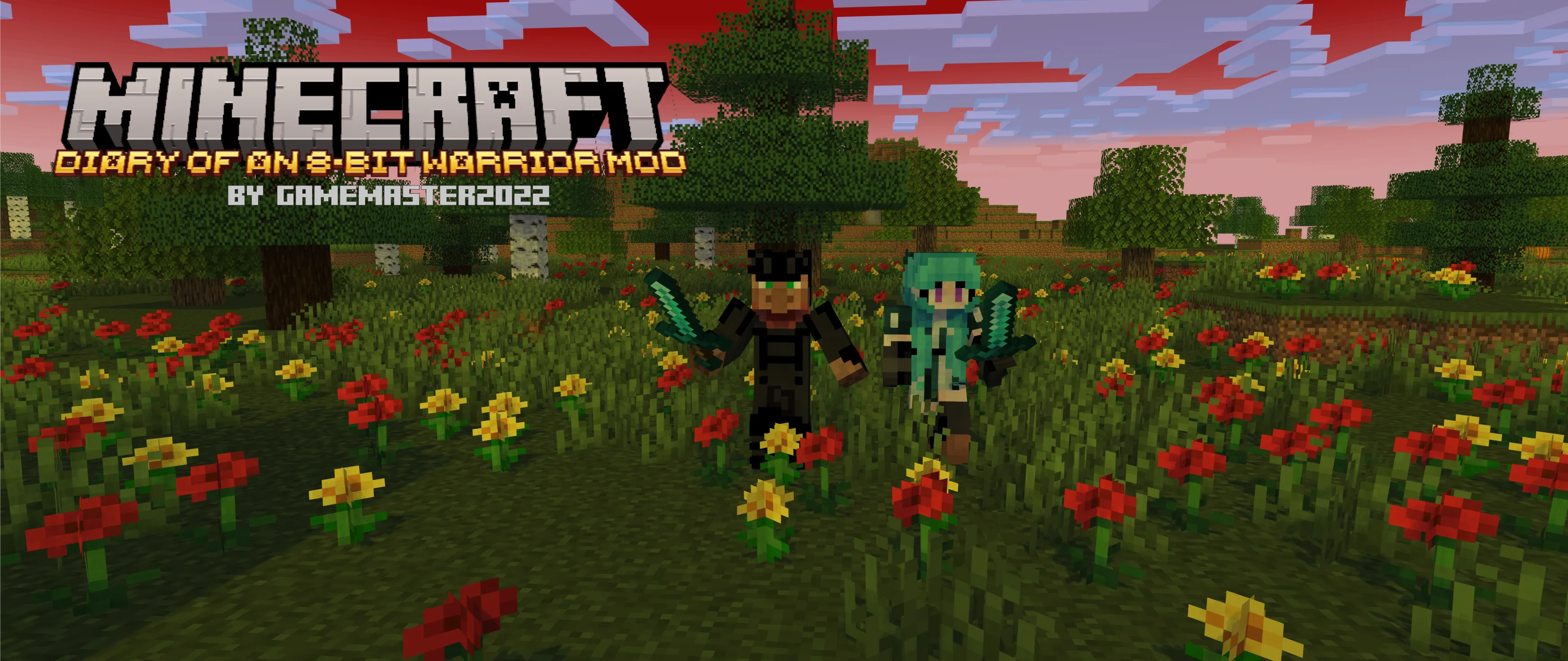 Diary of an Eight bit Warrior — скриншот 24 (Моды, Minecraft)