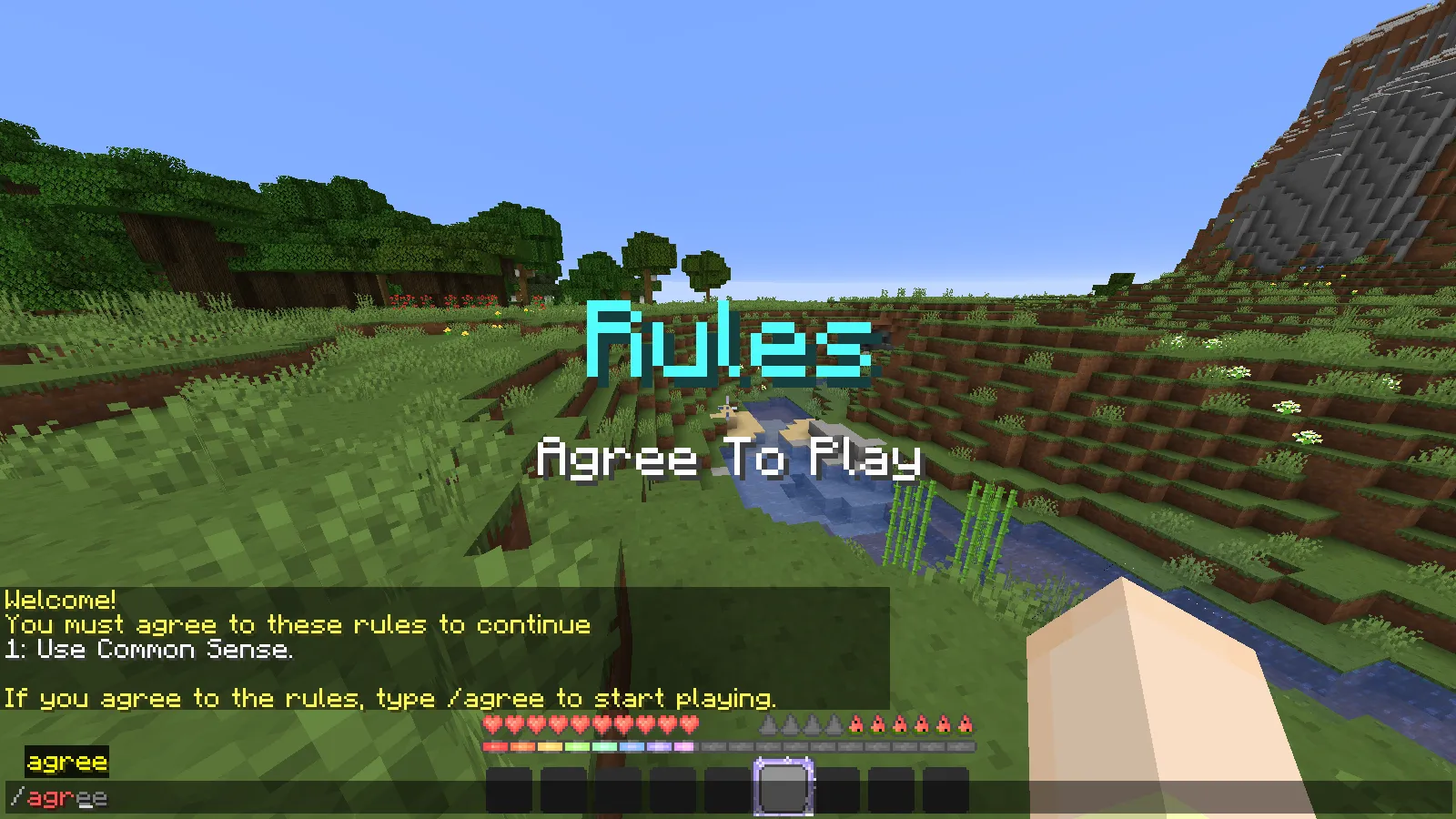 Rules by Cucumbers_CR — скриншот 1 (Плагины, Minecraft)