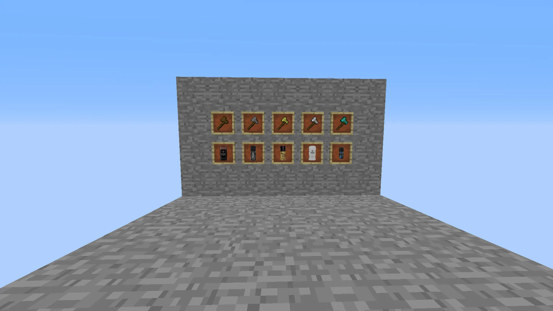 Deodorant Axe, Текстуры, Minecraft