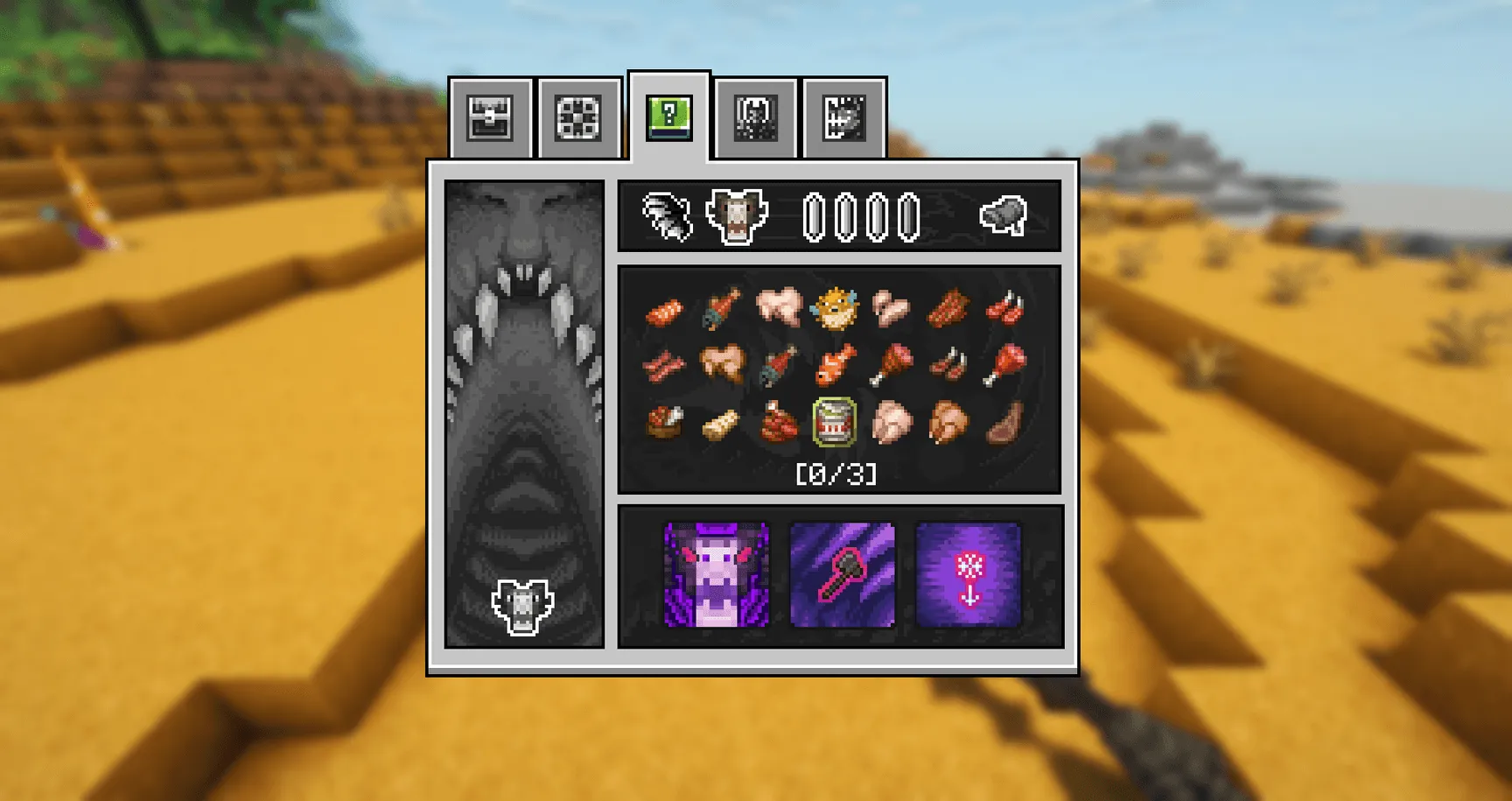 Desert Claw - Dragon Survival Addon, Моды, Minecraft