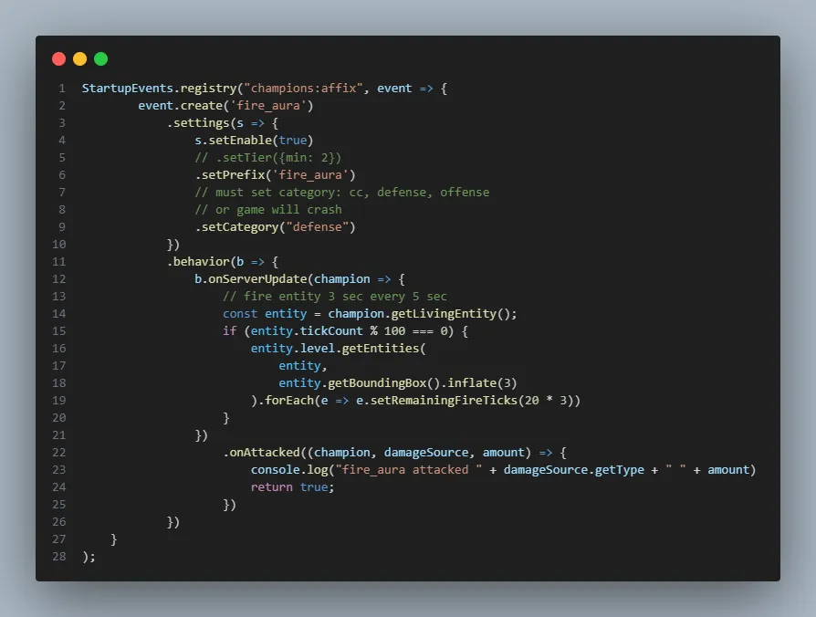 Champions Unofficial, Моды, Minecraft