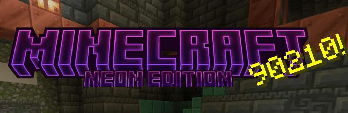 TITLE NEON EDITION — скриншот 1 (Текстуры, Minecraft)
