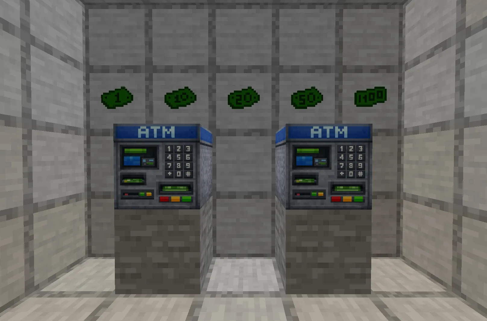 Cash & Card, Моды, Minecraft