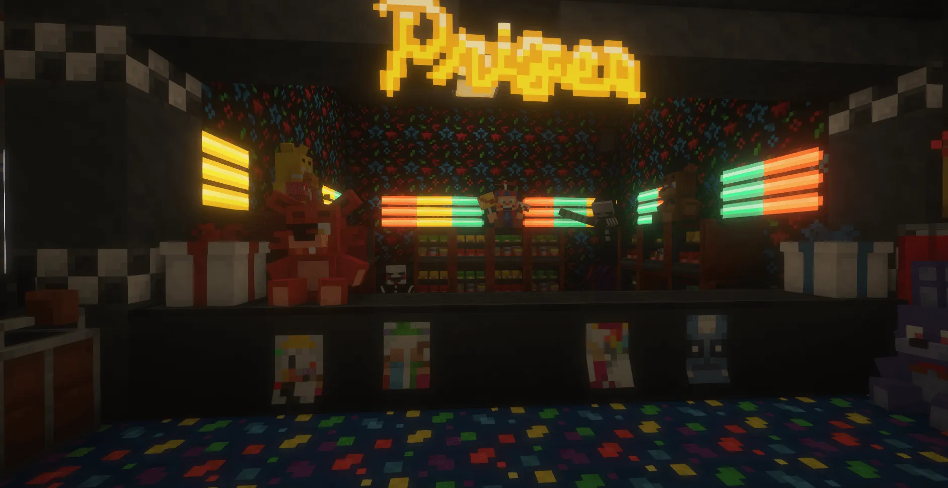 Five Nights at Pixels — скриншот 10 (Модпаки, Minecraft)