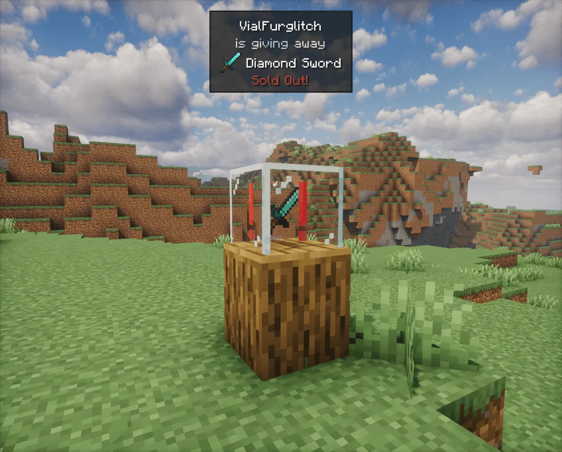 Vending Block: Restocked — скриншот 1 (Моды, Minecraft)