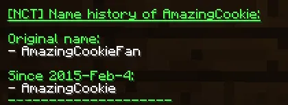 Name Change Tracker — скриншот 4 (Плагины, Minecraft)
