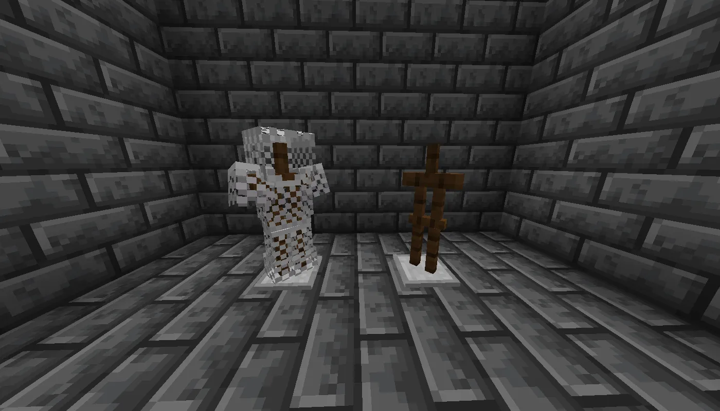 Dark Oak Armor Stand, Текстуры, Minecraft