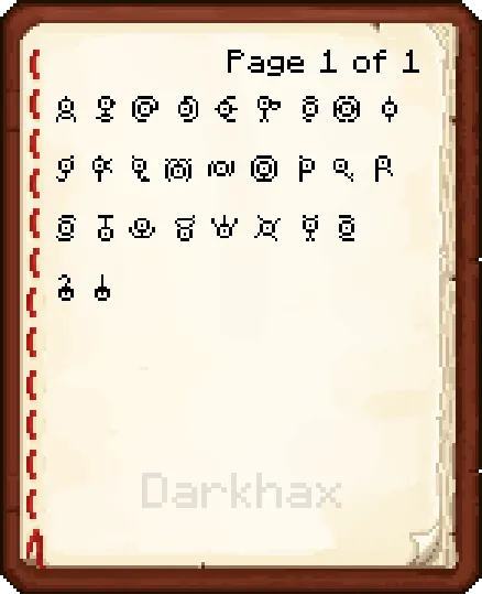 Unown Font Pack — скриншот 3 (Текстуры, Minecraft)