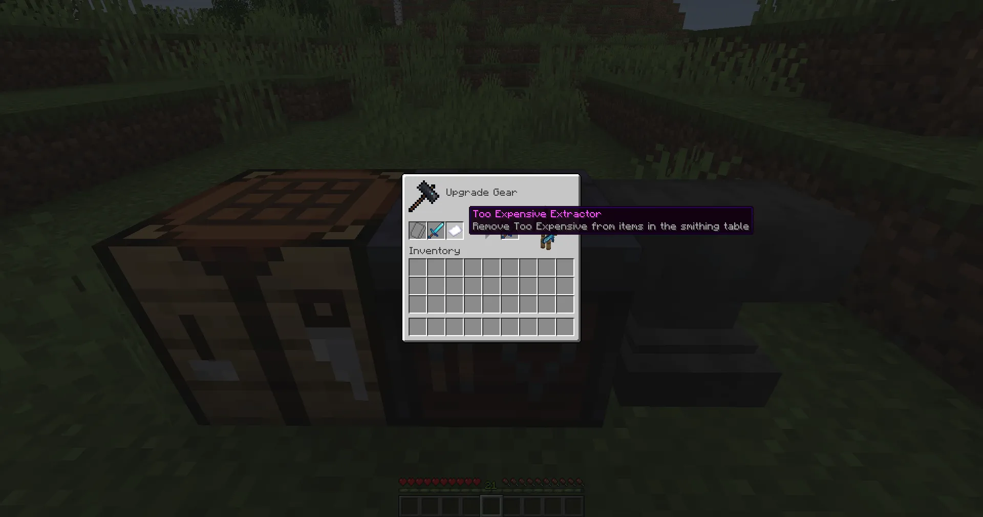 Too Expesive Extractor (Fabric/Forge/NeoForge/Quilt), Моды, Minecraft