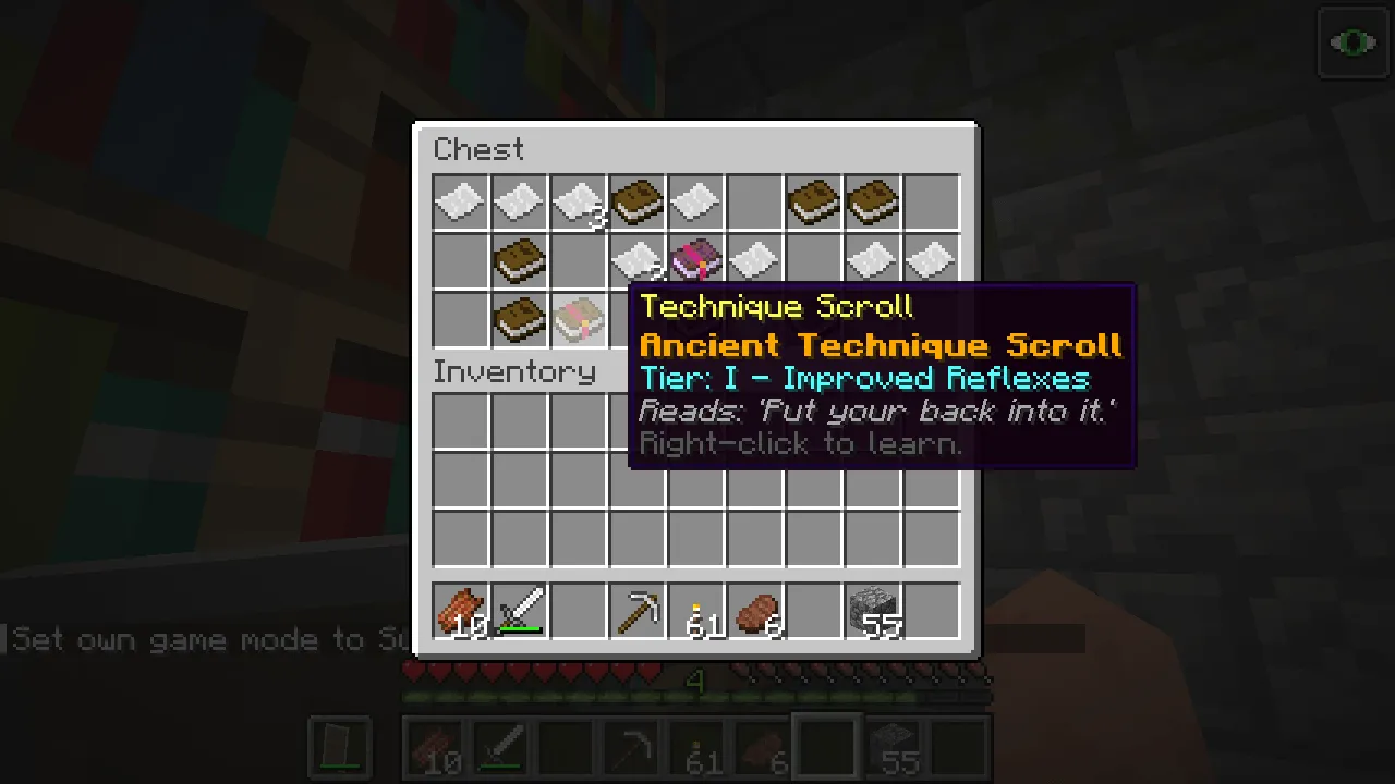 Spartan Kick, Моды, Minecraft