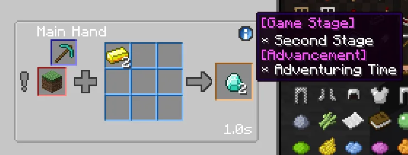 SelectionGUI Crafting - Continued, Моды, Minecraft