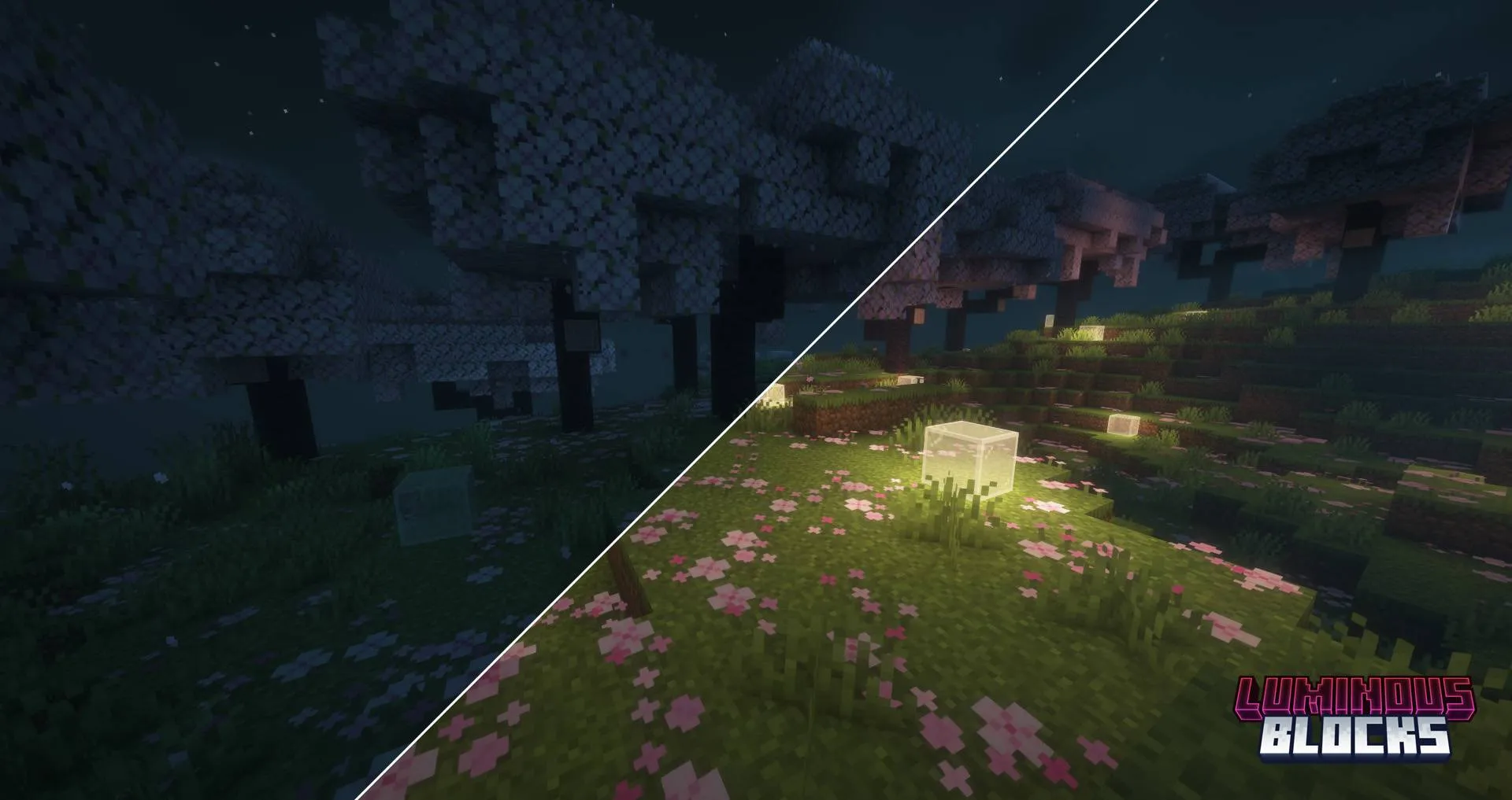Luminous Blocks — скриншот 1 (Моды, Minecraft)