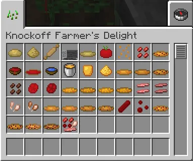 Knockoff Farmer's Delight — скриншот 2 (Моды, Minecraft)