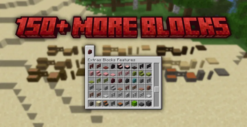 Extra's Blocks Features — скриншот 1 (Моды, Minecraft)