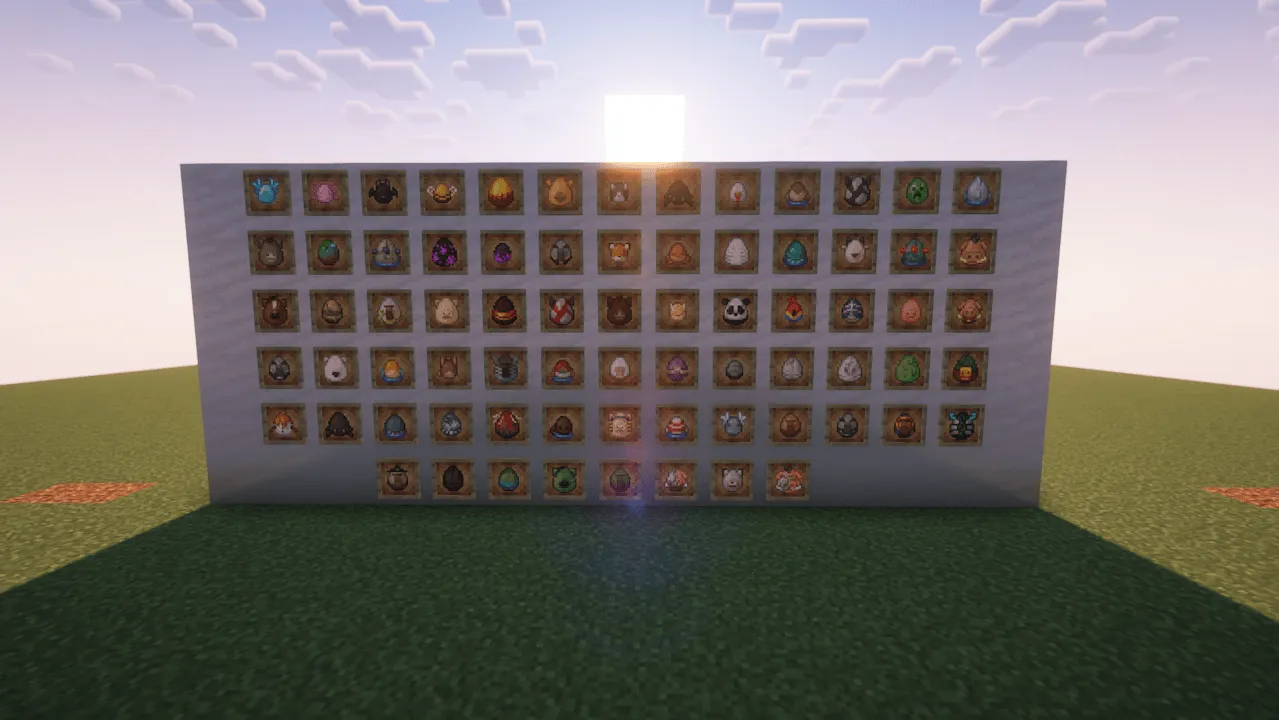 Spawn Eggs Backported — скриншот 1 (Текстуры, Minecraft)