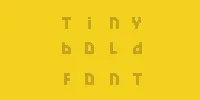 Tiny Bold Font (TBF) — скриншот 4 (Текстуры, Minecraft)