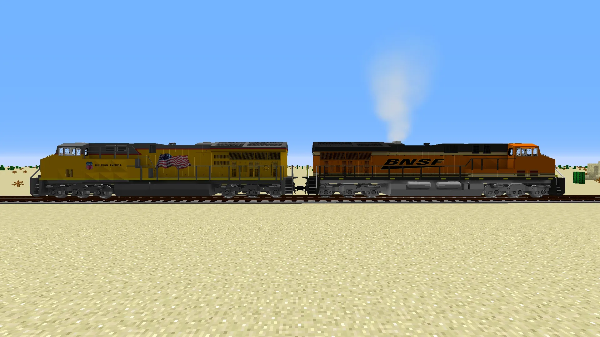 IR DarkRaider's Modern Freight [Immersive Railroading Pack] — скриншот 1 (Текстуры, Minecraft)