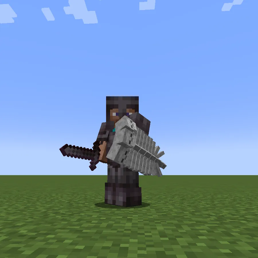 Bone Shield — скриншот 1 (Текстуры, Minecraft)