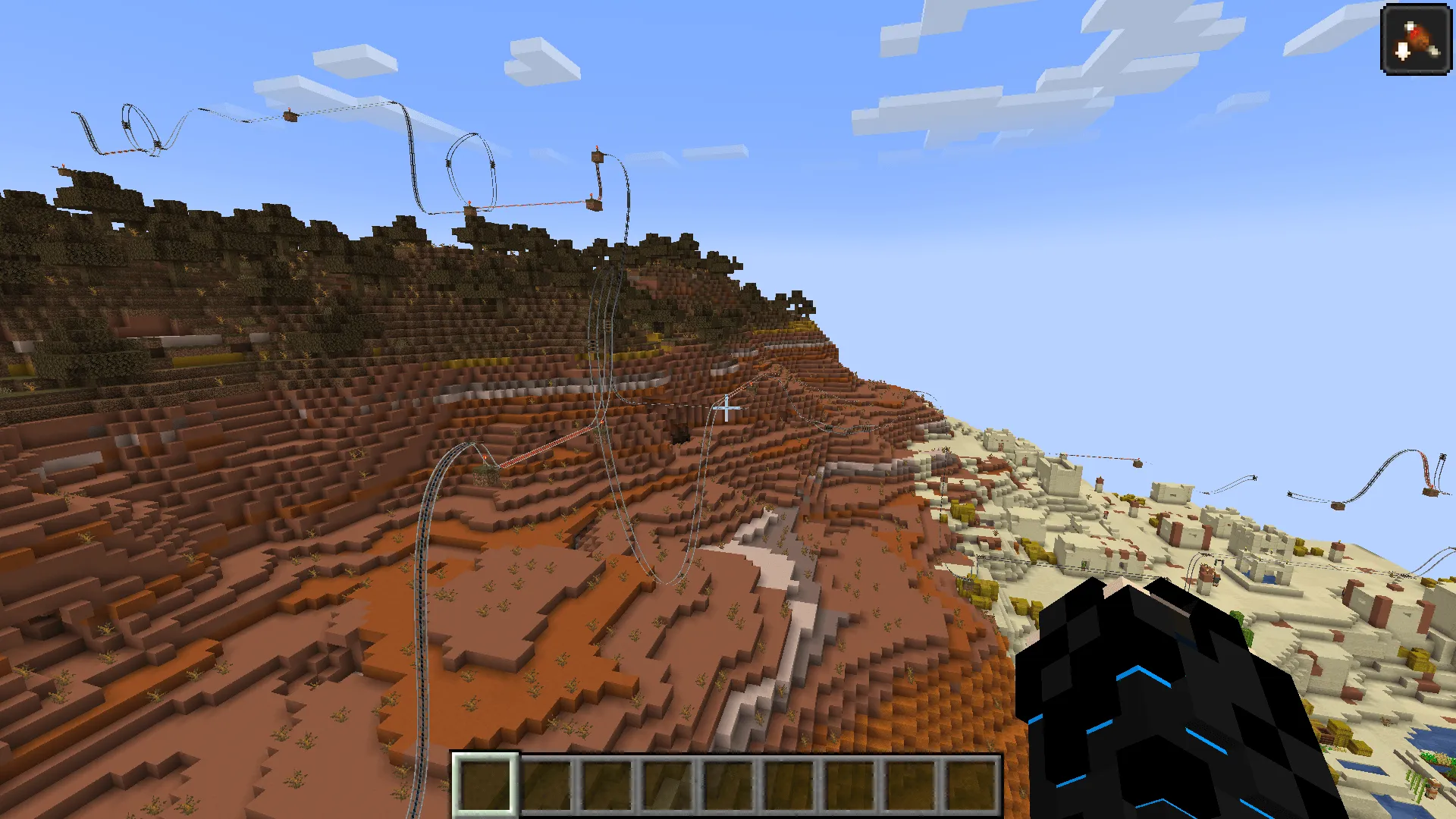 The infinite roller coaster, Карты, Minecraft