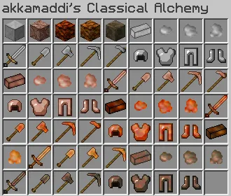 akkamaddi's Classical Alchemy, Моды, Minecraft