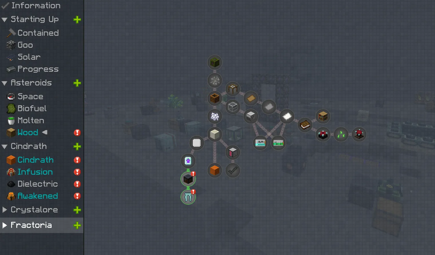 Contained Opolis (A Space Adventure), Модпаки, Minecraft