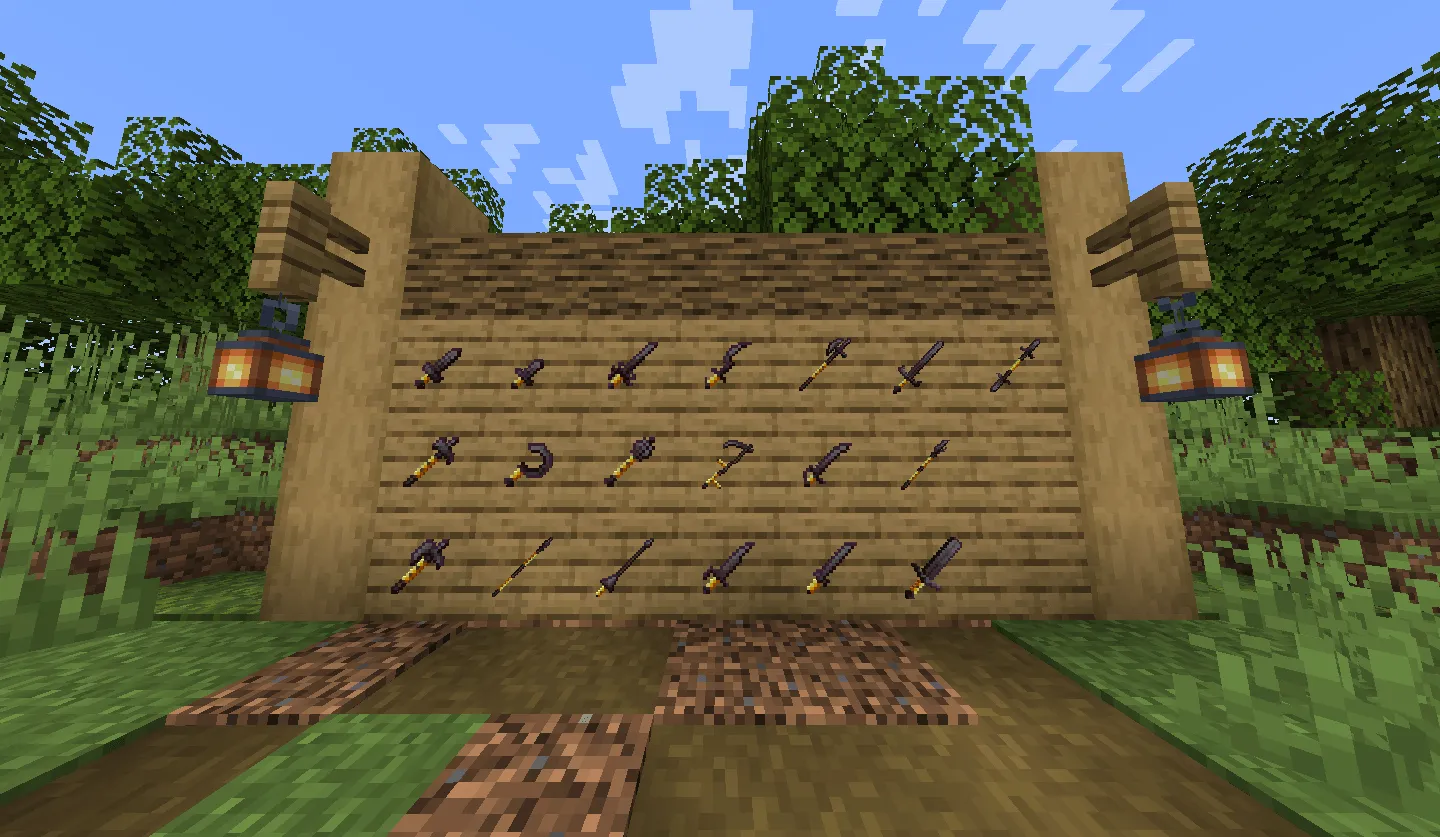 Sombrius's Weaponry Redux, Моды, Minecraft