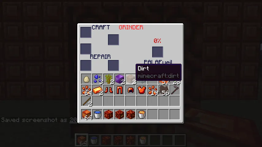 Paladium V10 (with endium mixed ), Моды, Minecraft