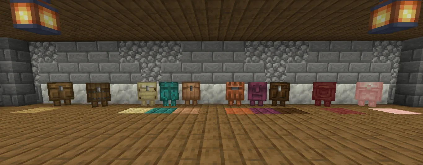 Chest Golems, Моды, Minecraft