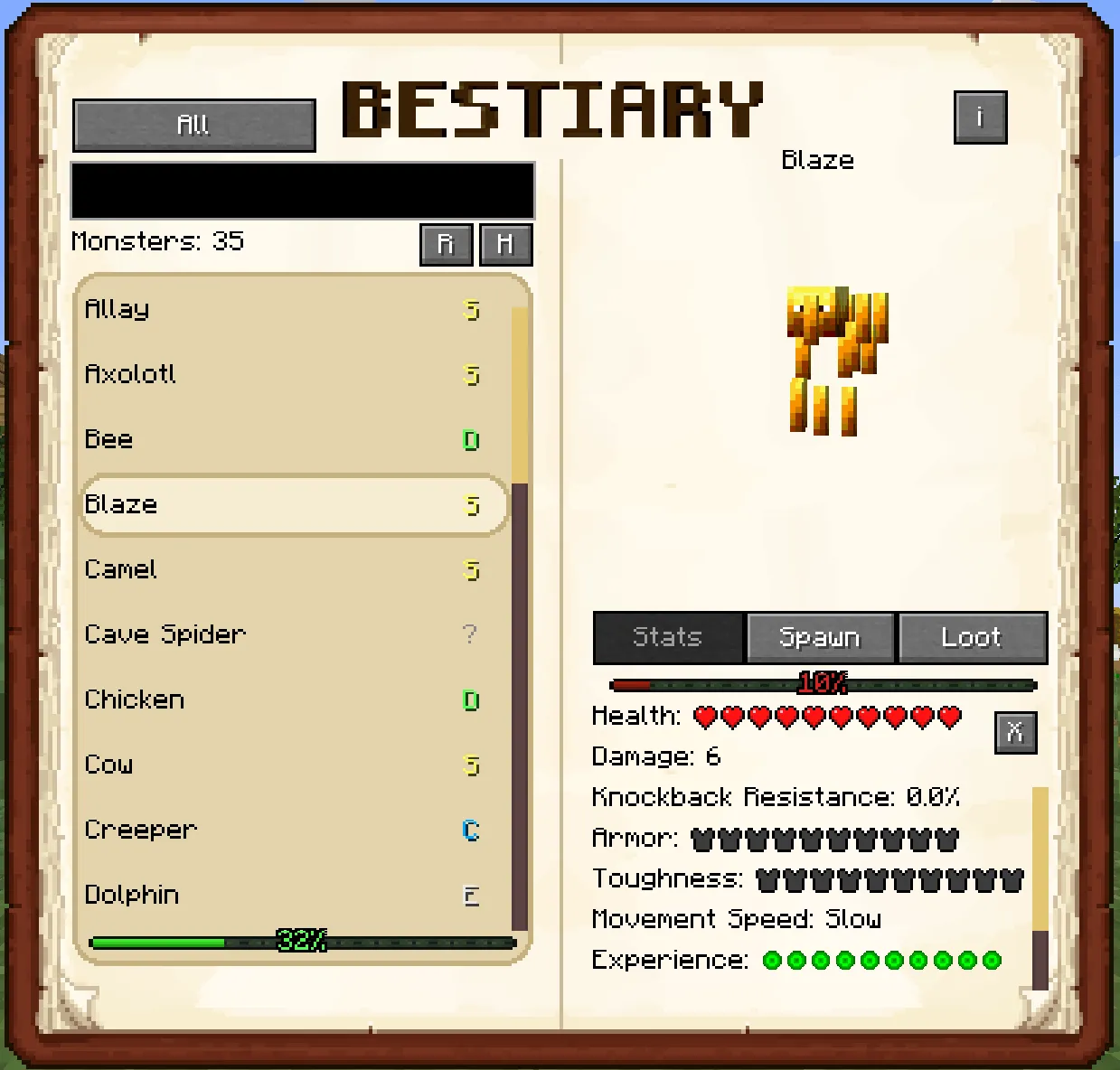 Araxer's Bestiary — скриншот 1 (Моды, Minecraft)
