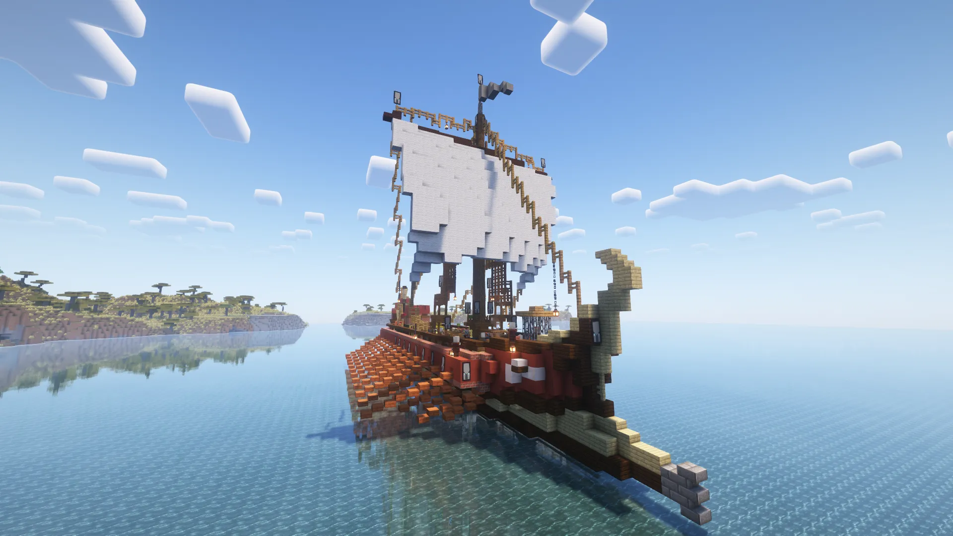 Illager War Trireme, Моды, Minecraft