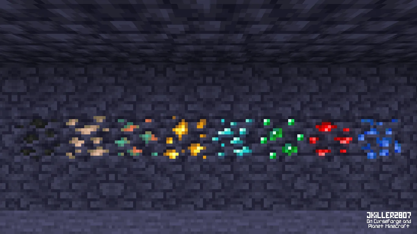 Visible M-Ore Variants, Текстуры, Minecraft