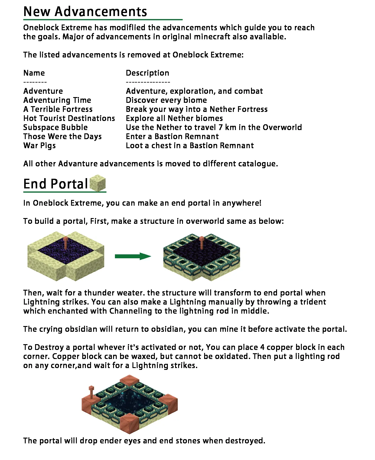 Oneblock Extreme(1.19 supported!), Карты, Minecraft