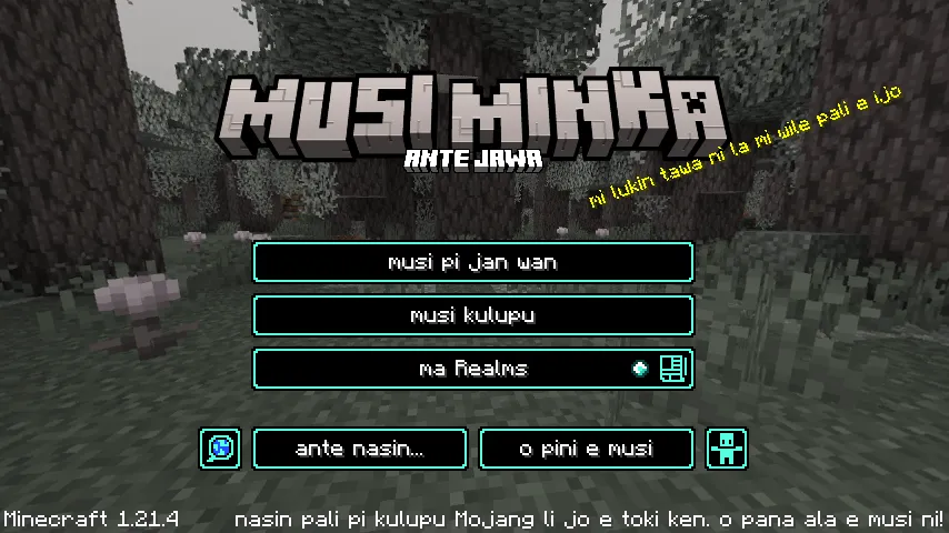 Extra toki pona Translations — скриншот 1 (Текстуры, Minecraft)