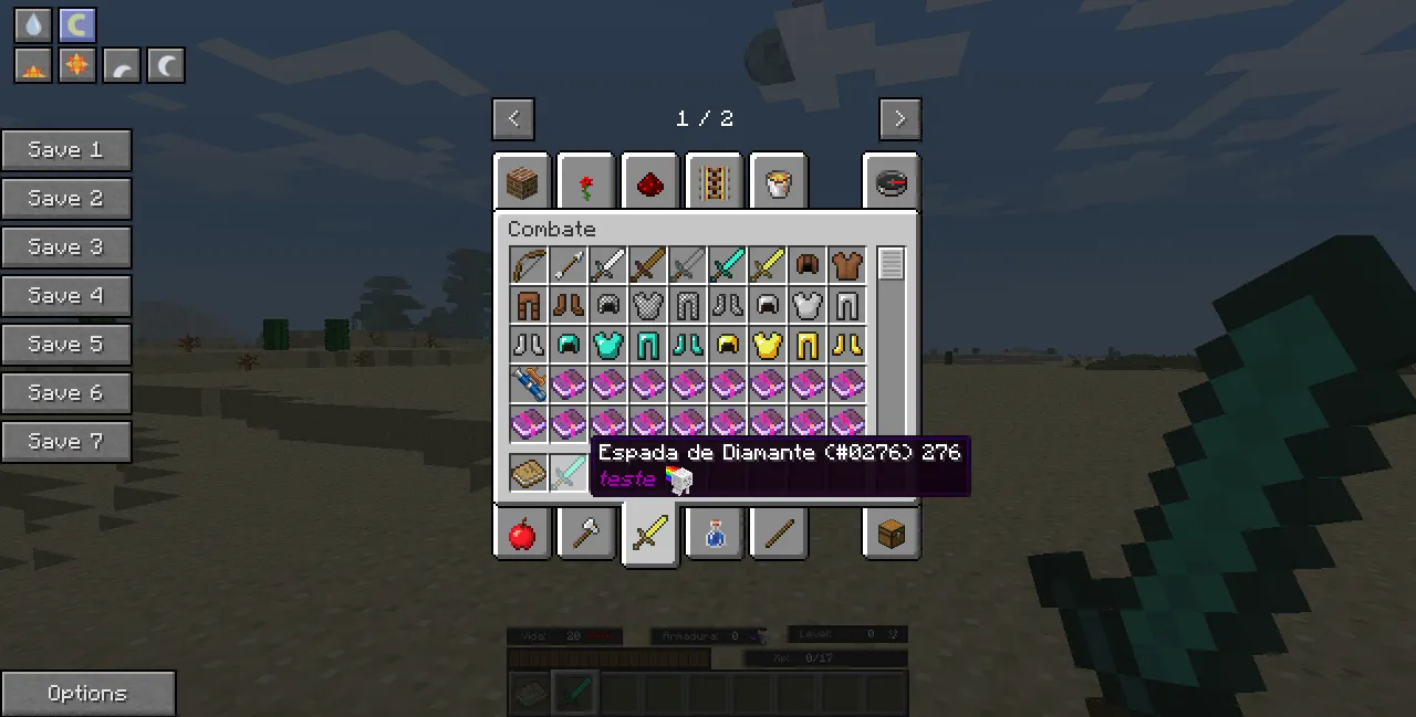 UnicodeLib, Моды, Minecraft
