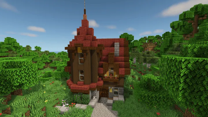 Half-Timbered House #4, Карты, Minecraft