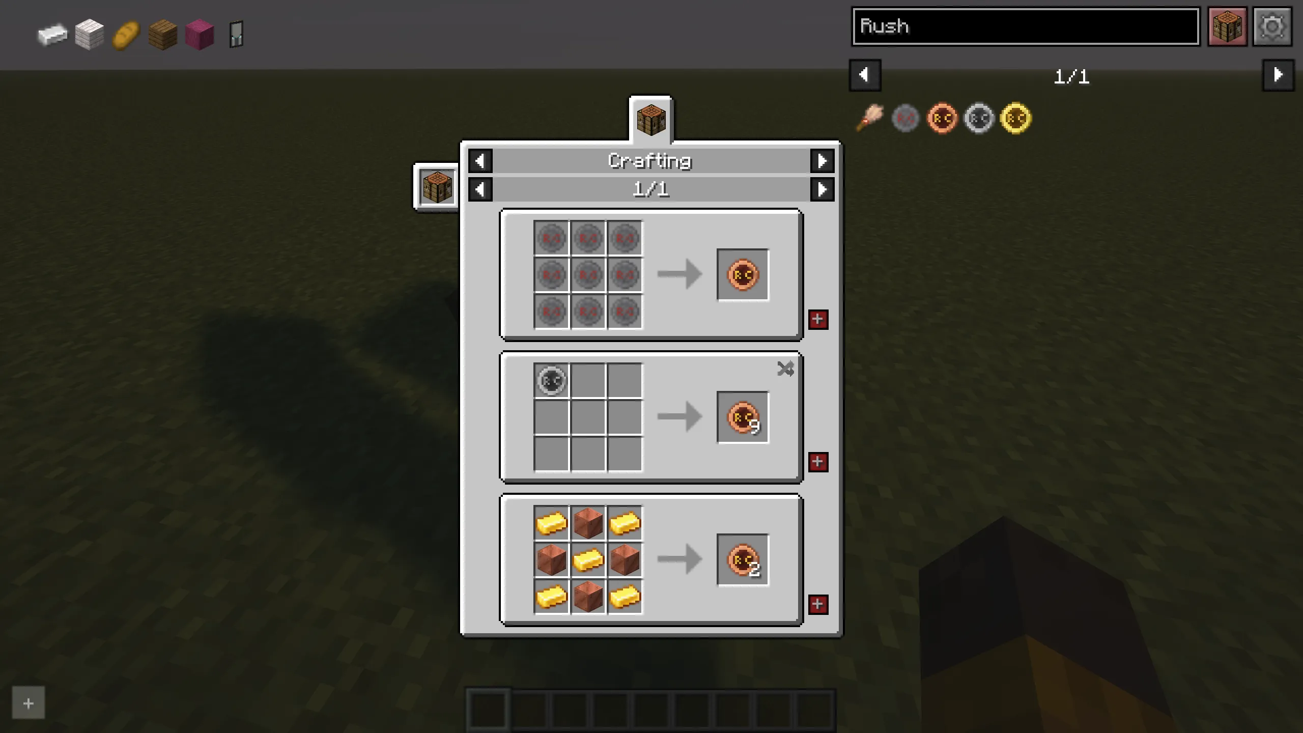 RushCurrency — скриншот 4 (Моды, Minecraft)