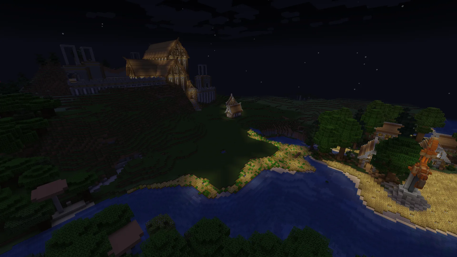 Medieval Fantasy Style Themed Kingdoms and Landscape, Карты, Minecraft