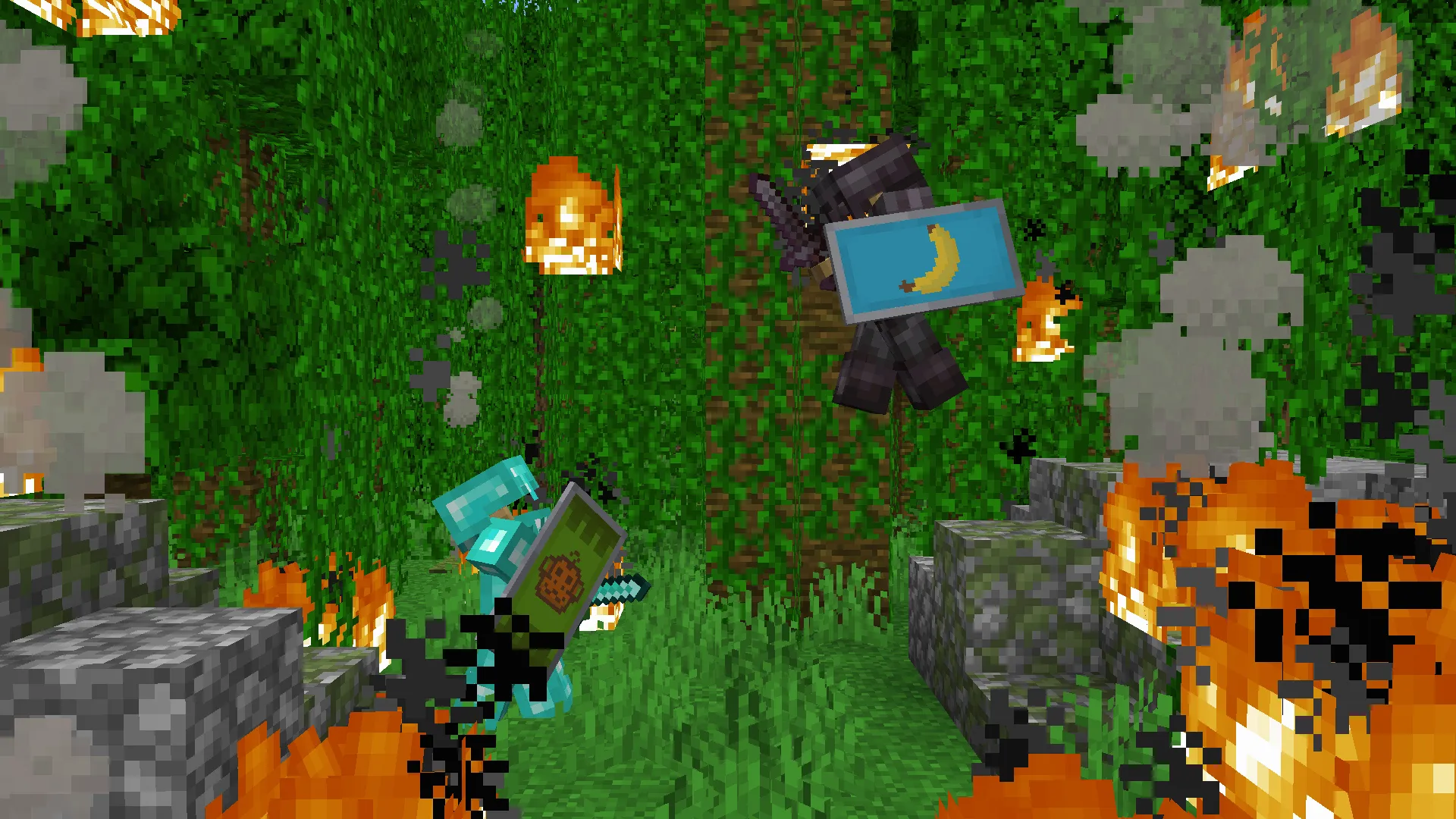 Monkey Banners, Моды, Minecraft