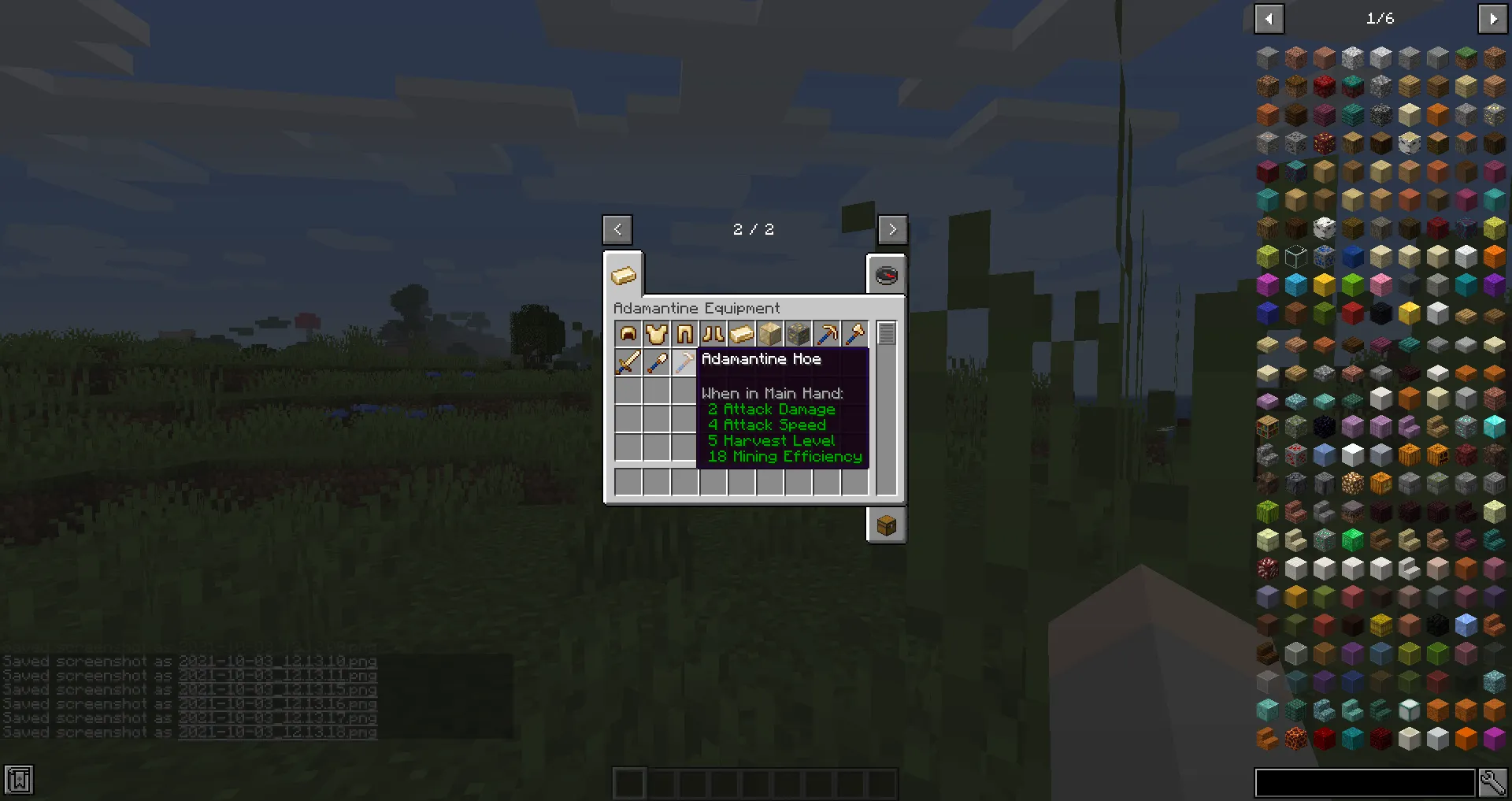 Adamantine Equipment, Моды, Minecraft