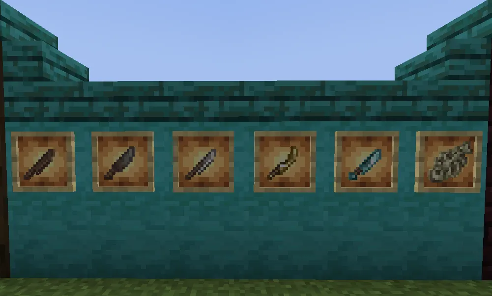 Primordial Sea, Текстуры, Minecraft