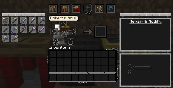 Tetra_GUI, Текстуры, Minecraft