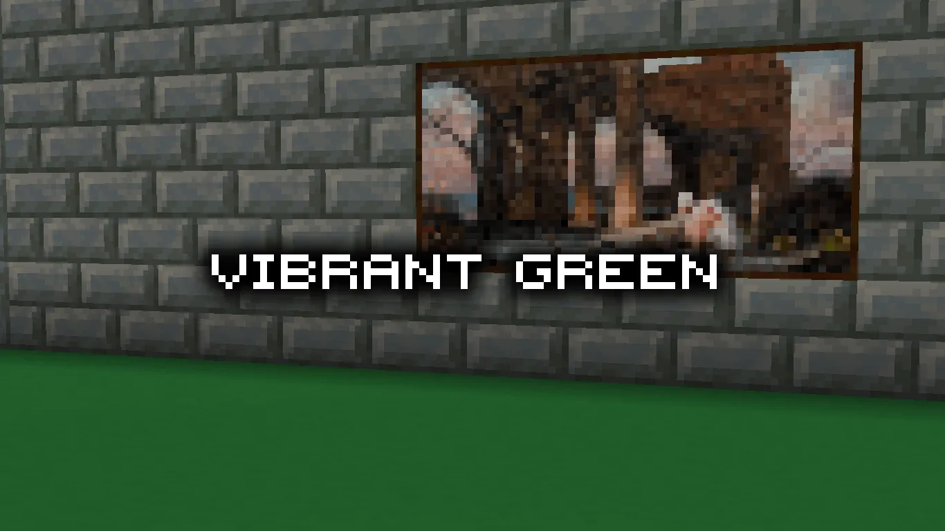 Vibrant Green — скриншот 1 (Текстуры, Minecraft)