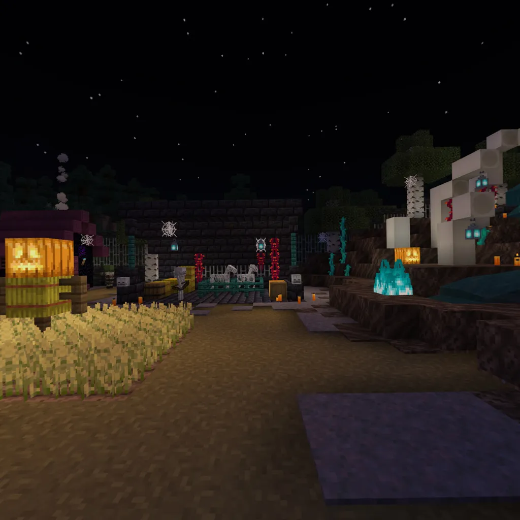 Halloween Panorama (Java), Текстуры, Minecraft