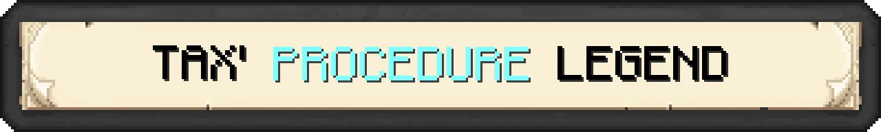 Tax' Procedure Legend (Datapack), Дата-паки, Minecraft