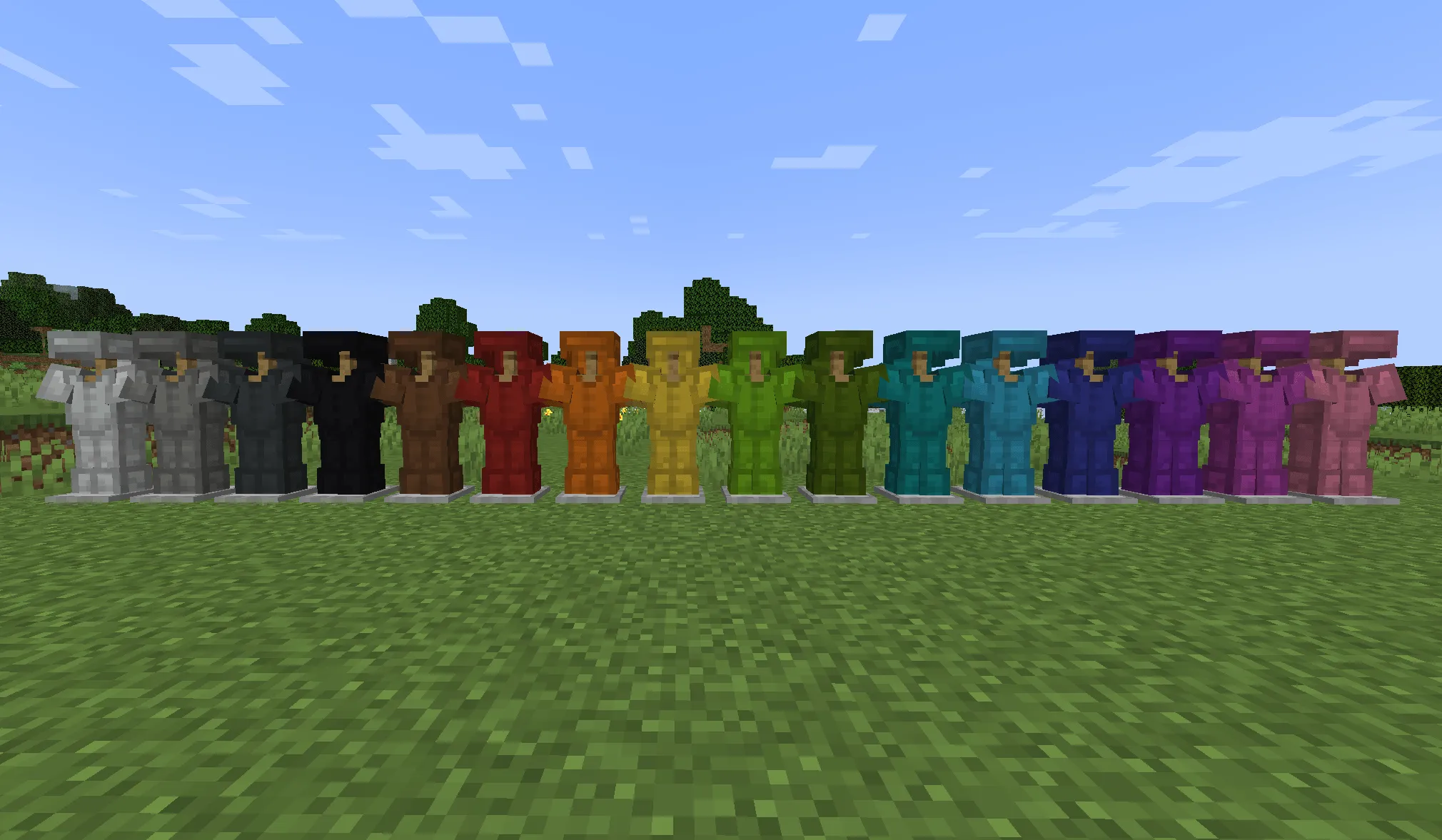 No more brown overlays on leather armor (monochrome leather armor) 1.21.x — скриншот 1 (Текстуры, Minecraft)