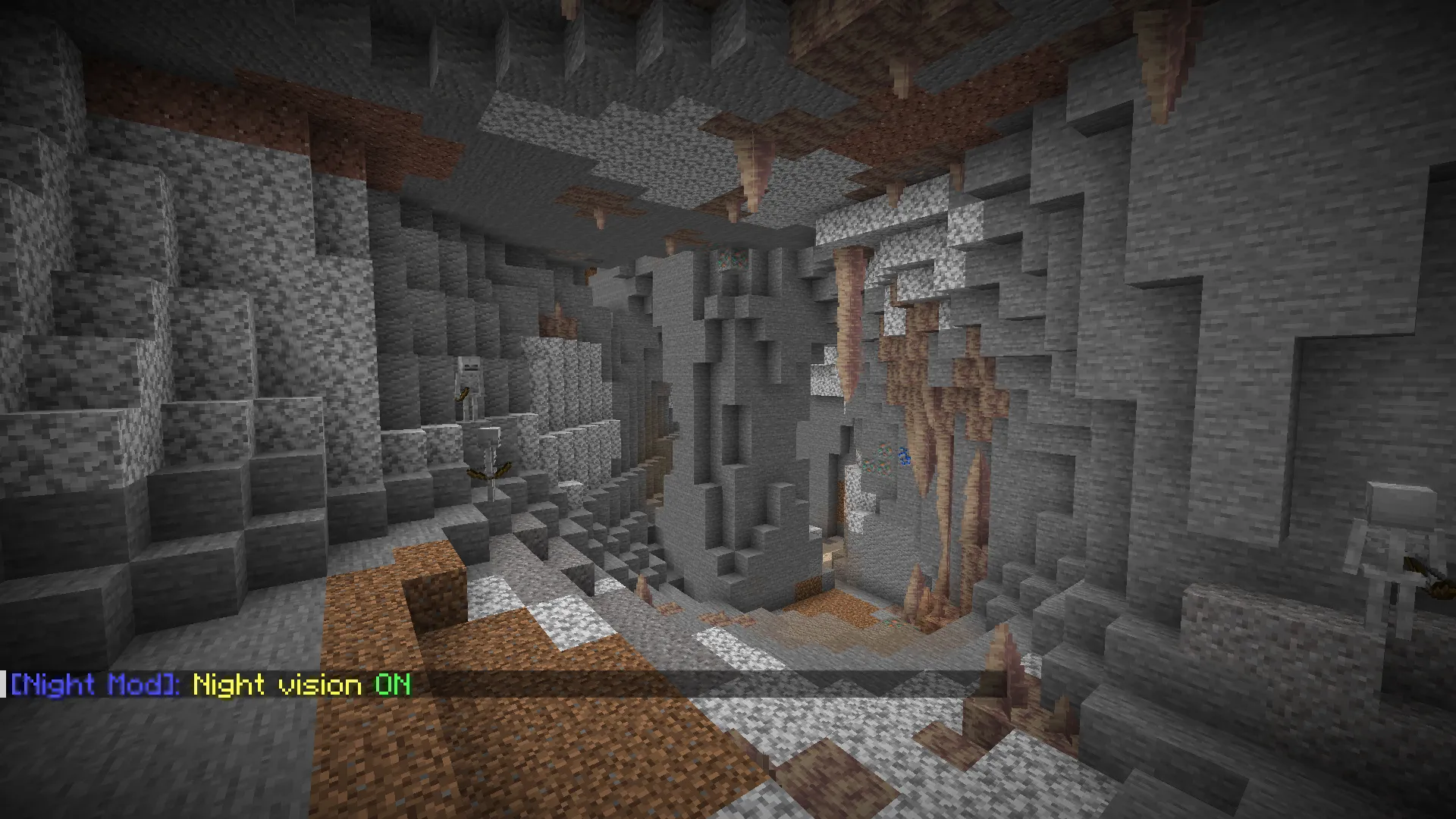 Night Vision + — скриншот 1 (Моды, Minecraft)