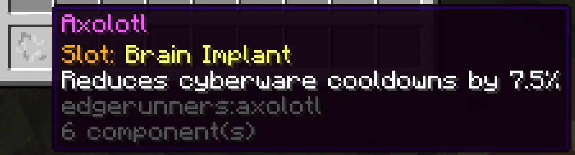 Edge Runner Cyberware — скриншот 5 (Моды, Minecraft)